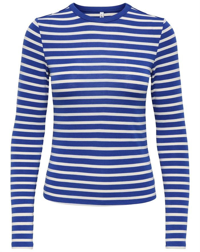 Only ONLEvie L/S O-Neck Stripe Top