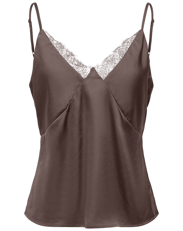 Only - ONLFaraya Strap Lae Satin Top - Shopping Bag