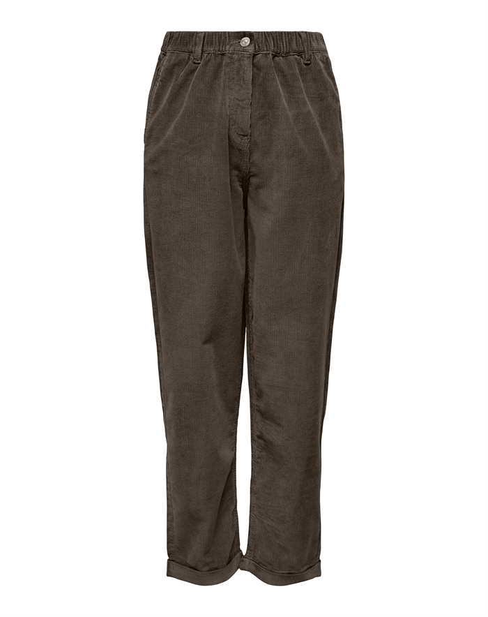 Only - ONLFlora Cord Carot Bukser - Chocolate Brown 