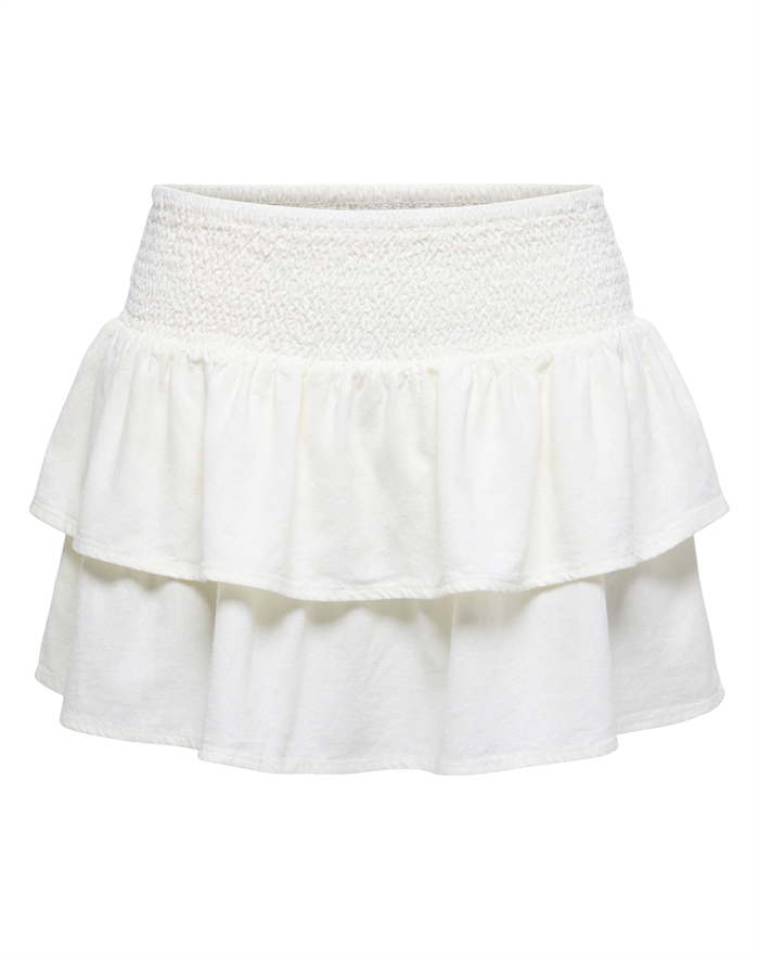 Only - ONLGoa Linen Nederdel - Cloud Dancer