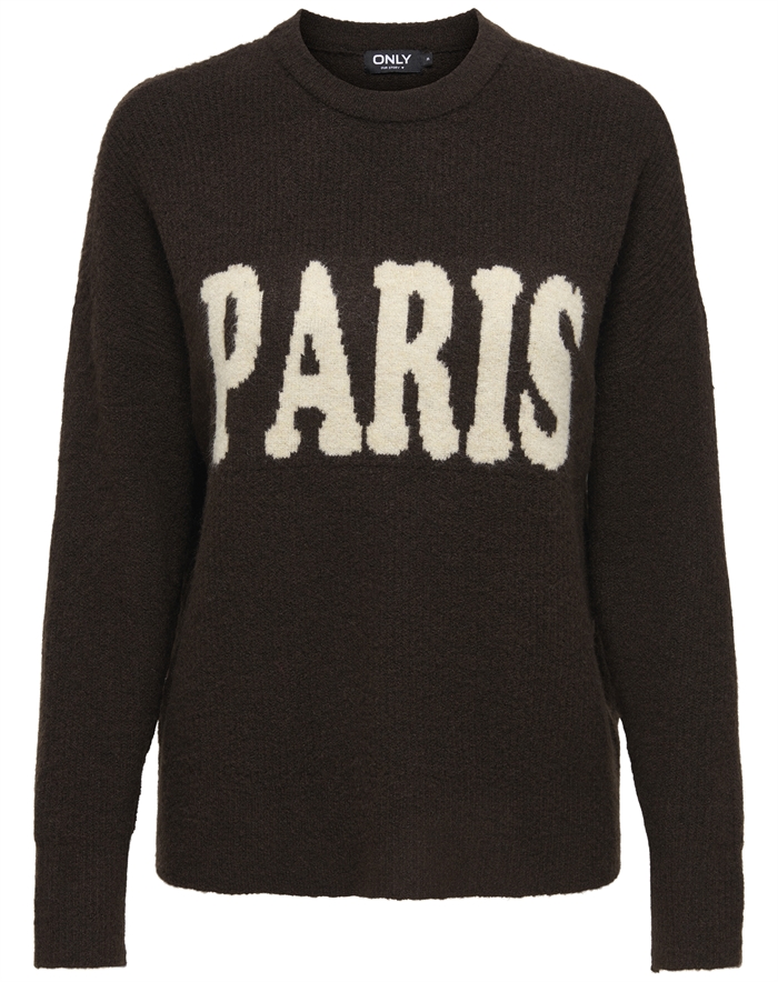 Only - ONLJerico Pullover Strik - Coffe Bean