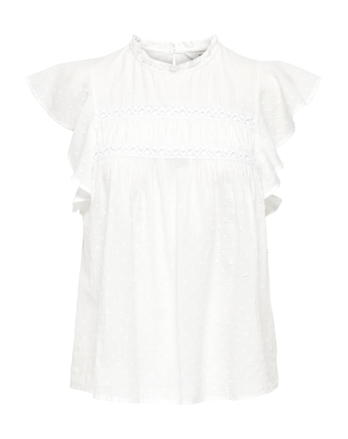 Only - ONLKatti Doppy Top - Cloud dancer 