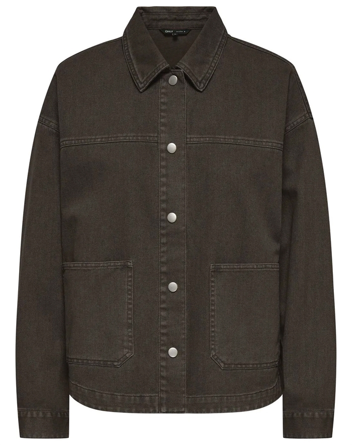 Only - ONLLara Twill Jakke - Demitasse