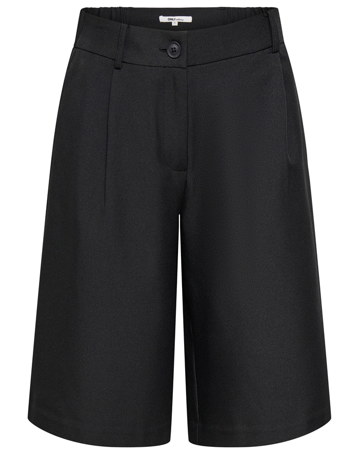 Only - ONLLinda HW Mel Long Shorts - Black