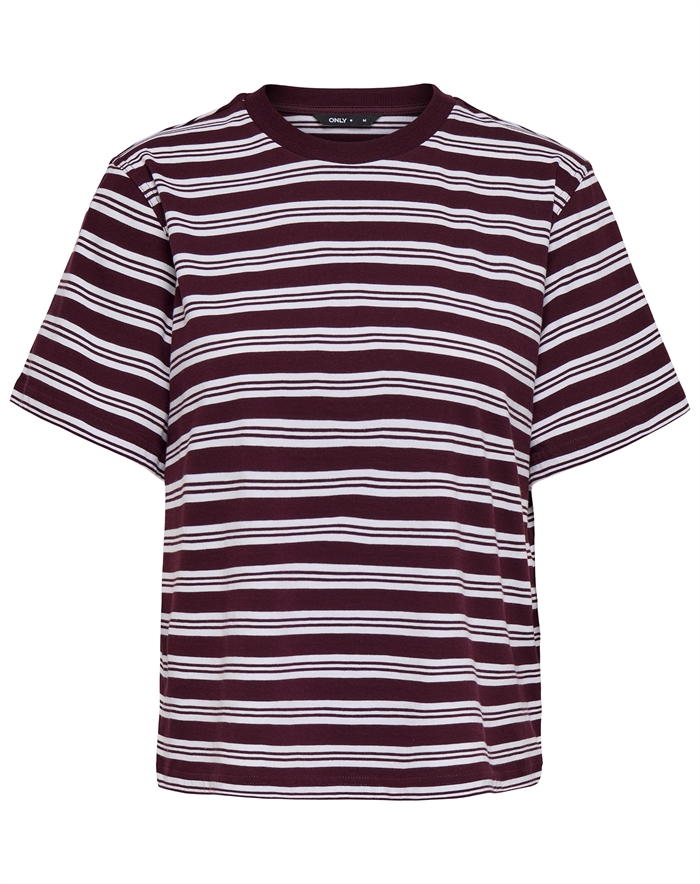 Only - ONLLivina T-Shirt -  Burgundy