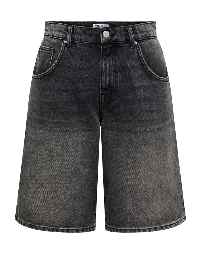 Only - ONLMate Reg Baggy Long Shorts - Washed Black