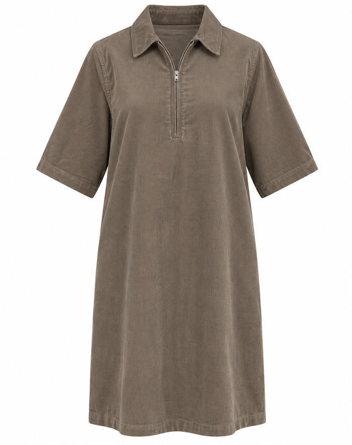 Only - ONLNessa Zip Cord Kjole - Falcon