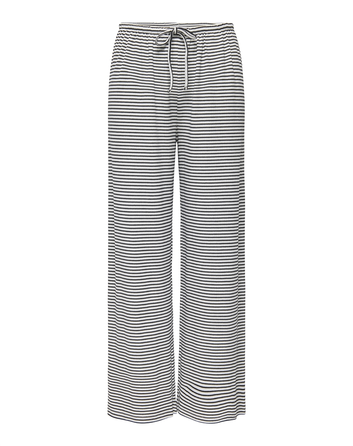 Only - ONLSaga Loose Bukser - Cloud Dancer/Black 