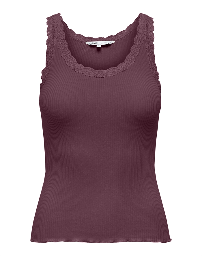  Only - ONLSara Sharai Tank Top - Burgundy