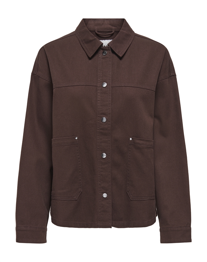 Only - ONLSierra Twill Jakke - Chicory Coffee