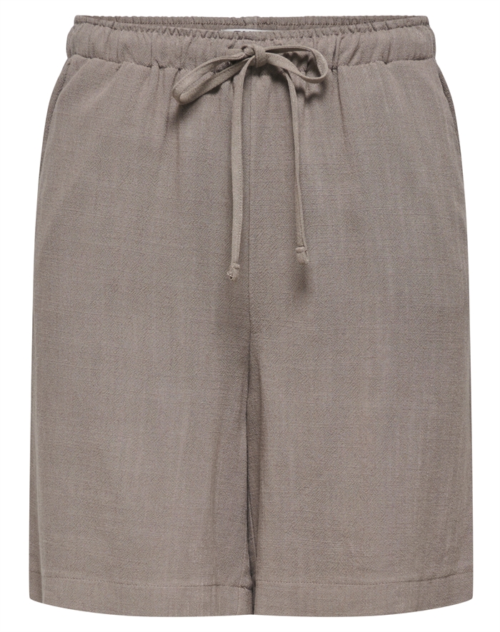 Only - ONLSiesta Linen Shorts - Walnut