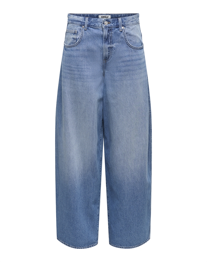 Only - ONLTaylor Barrel Jeans - Medium Blue Denim