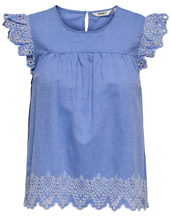 Only - ONLTulum Top - Blue Bonnet