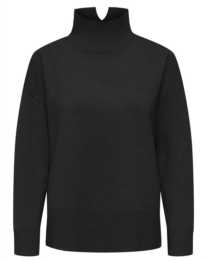 Only - OnlCoco Life High Neck Strik - Black