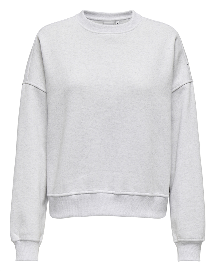 Only - OnlDaze Crew Neck Sweatshirt - Light Grey Melange 