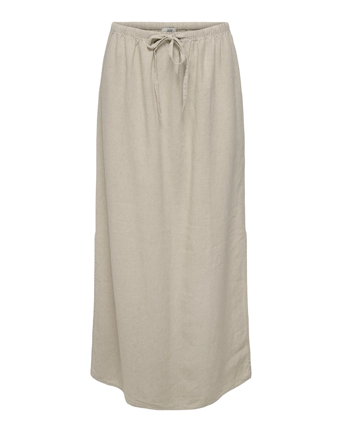 JDY - JdySay Maxi Slit Nederdel - Oatmeal/Melange