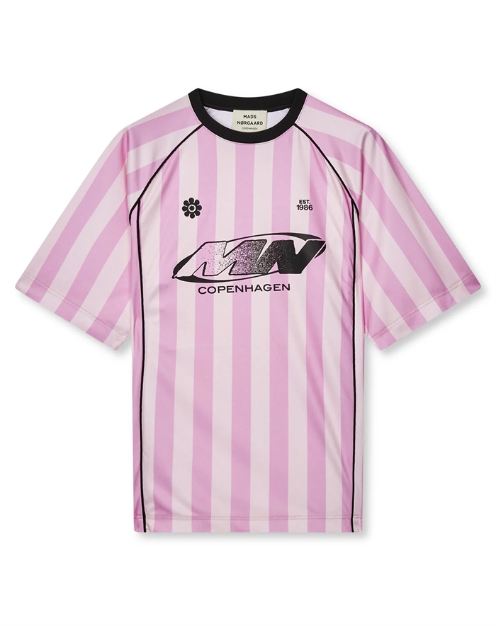 Mads Nørgaard - Shiny Sport Manna T-shirt - Begonia Pink