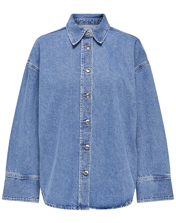 Sophie Oversized Denim Skjorte - Only