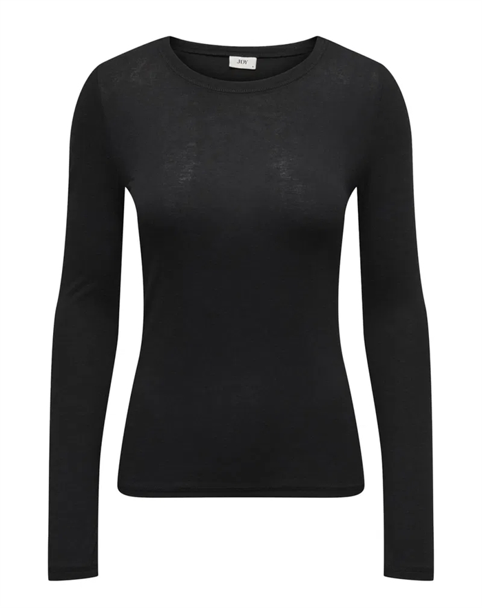JDY - JDYSuma Woolblend Langærmet Trøje - Black