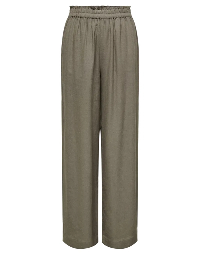 Only - Tokyo Linen Blend Bukser - Brindle