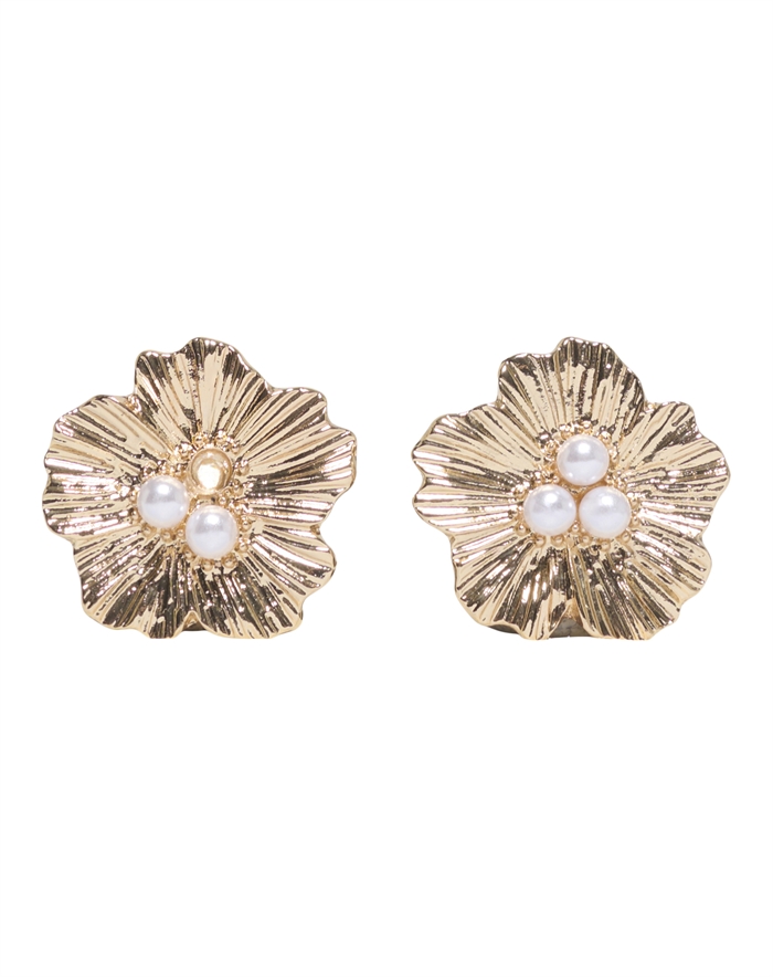 Only - ONLAvery Button Covers Accesories - Gold Colour/Small Flower