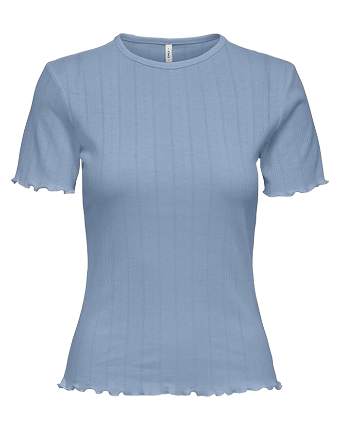 Only - ONLTenna T-shirt - Soft Chambray