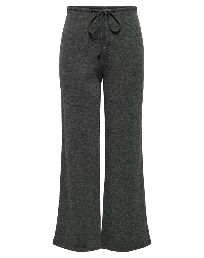 Only - ONLKaya Life Wide Bukser - Dark Grey Melange