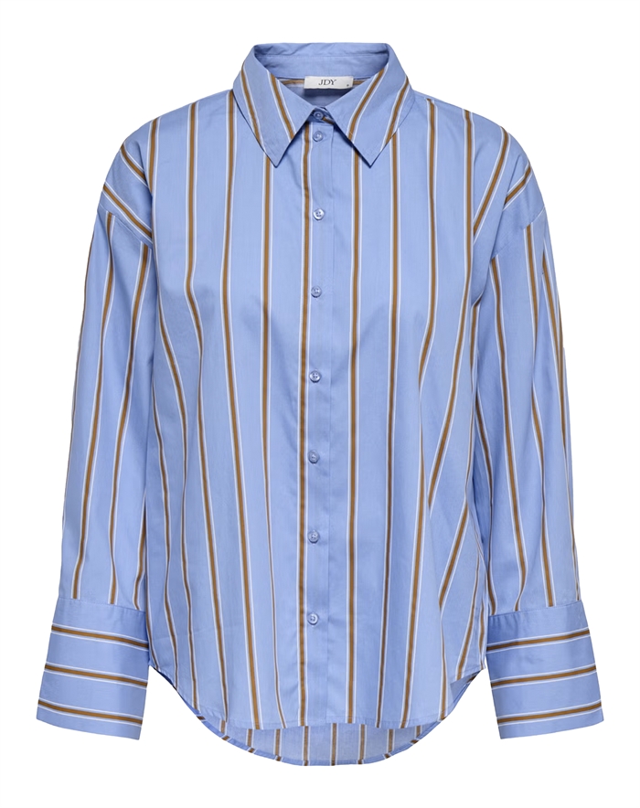 Jdy - JDYSerena Skjorte - Bel Air Blue/Golden Brown