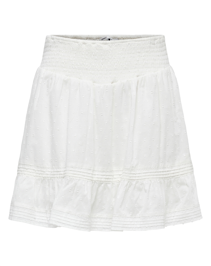 Only - ONLKatti Short Nederdel - Cloud Dancer