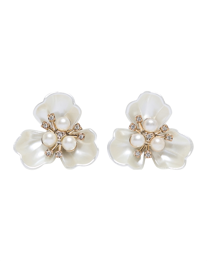 Only - ONLAvery Button Covers Accesories - Gold Colour/Big Flower