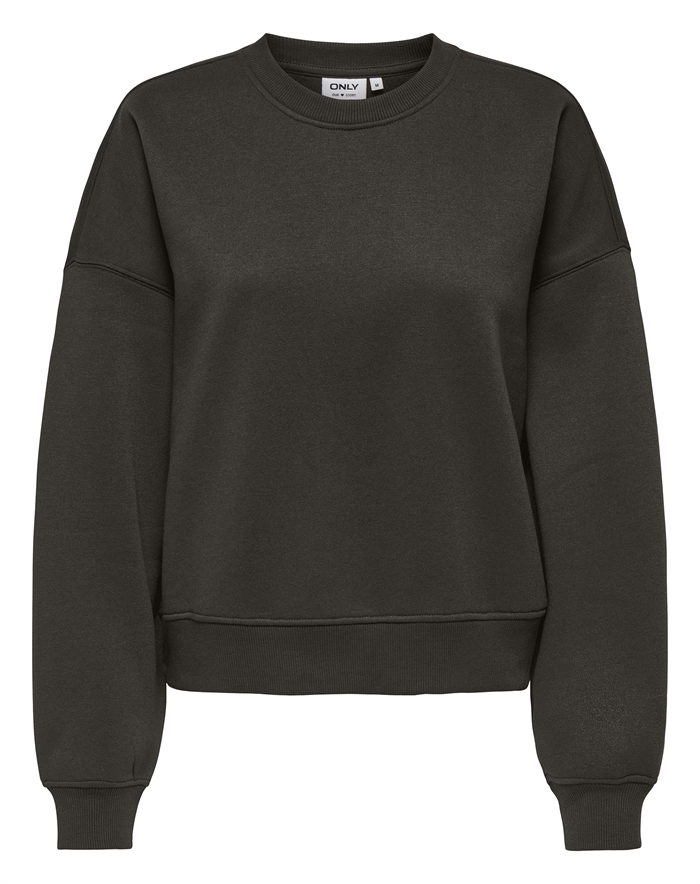 Only - ONLBest Crew Neck Sweatshirt - Chocolate torte