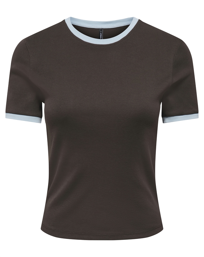 Only - ONLBina Short T-shirt - Chocolate Torte