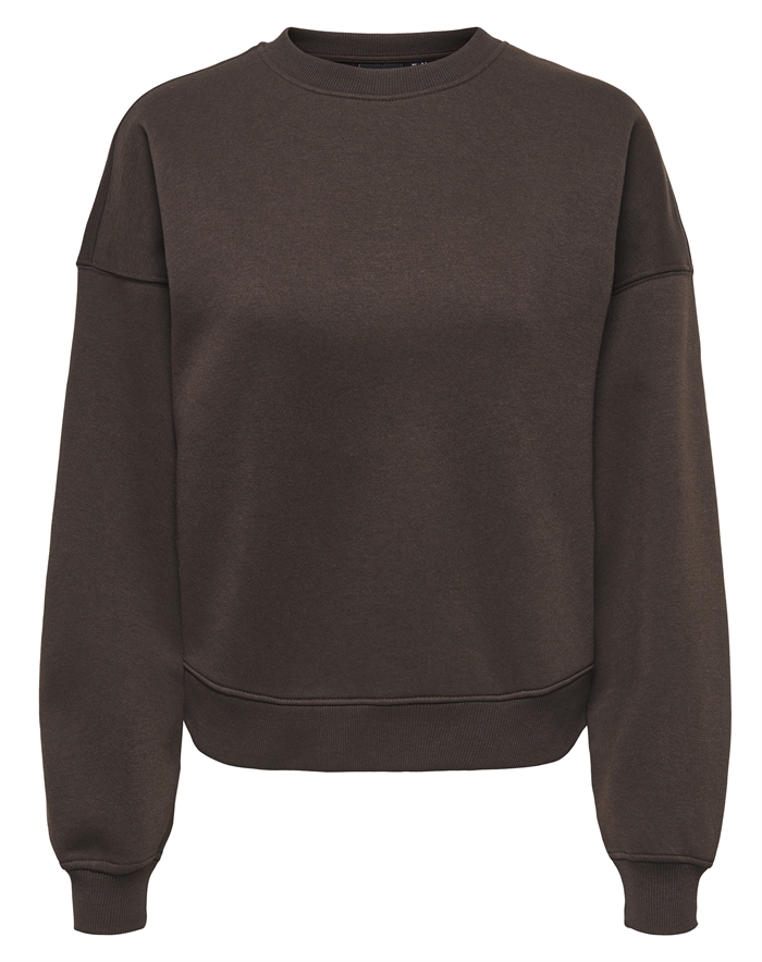 Only - ONLHappy Sweatshirt - Coffee Bean