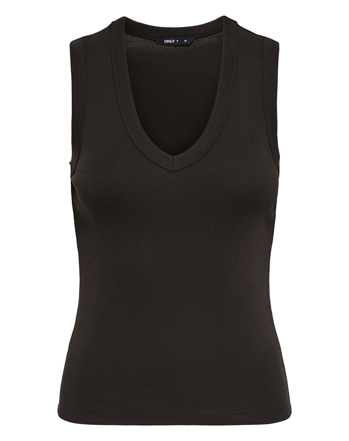 Only - ONLRina Tank Top - Black Coffee
