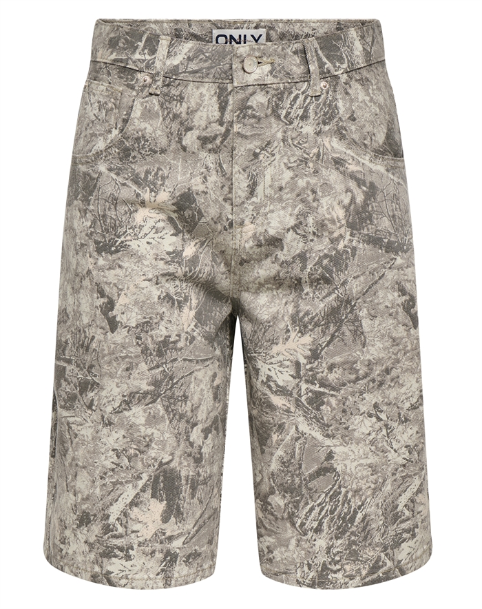 Only - ONLBanu Camo Bermuda Shorts - Smokey Olive