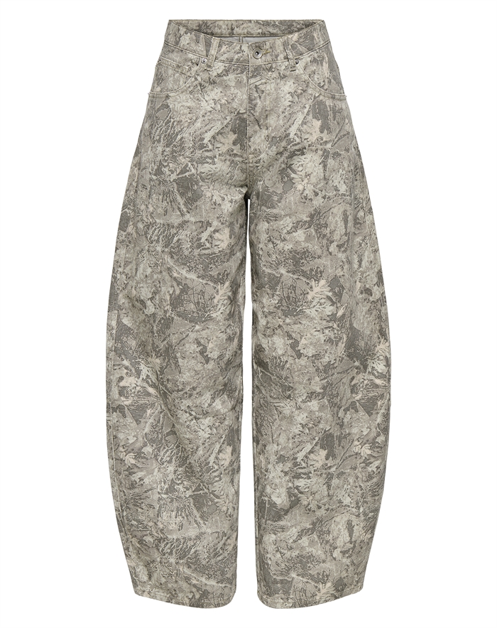 Only - ONLTaylor Banu Barrel Bukser - Smokey Olive
