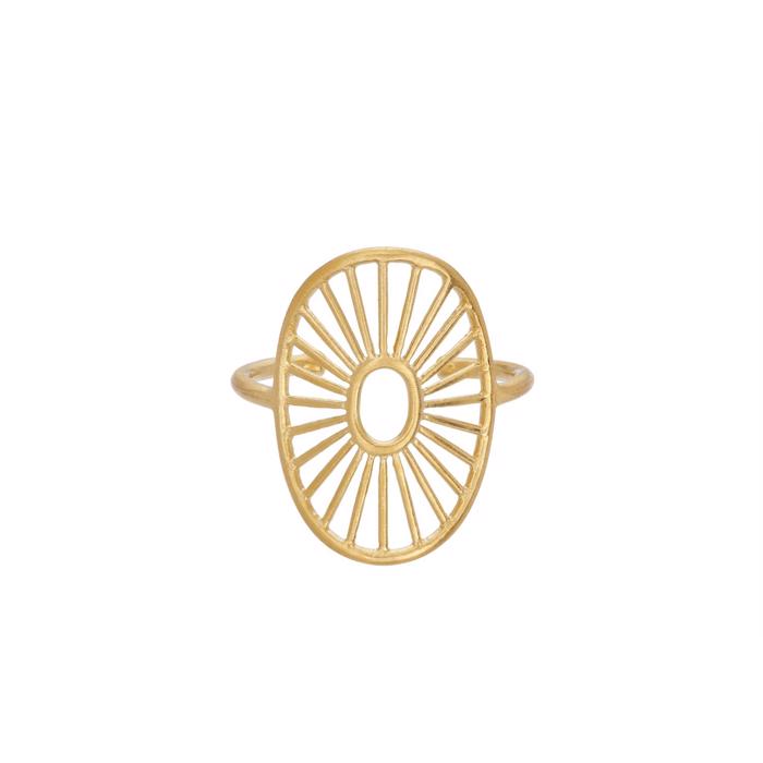 Pernille Corydon Daylight Ring Adjustable Gold Shop Online Hos Blossom