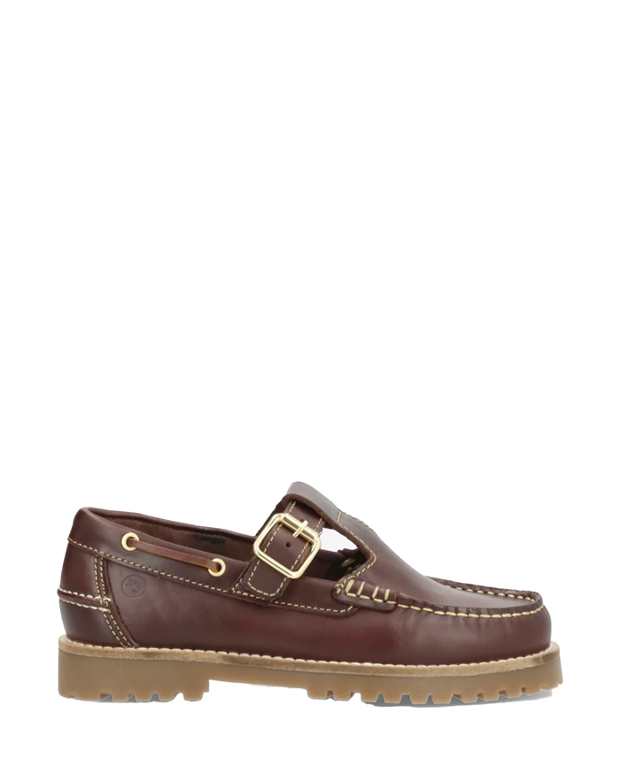 Phenumb Copenhagen - Rudder T Loafer - Brown Leather