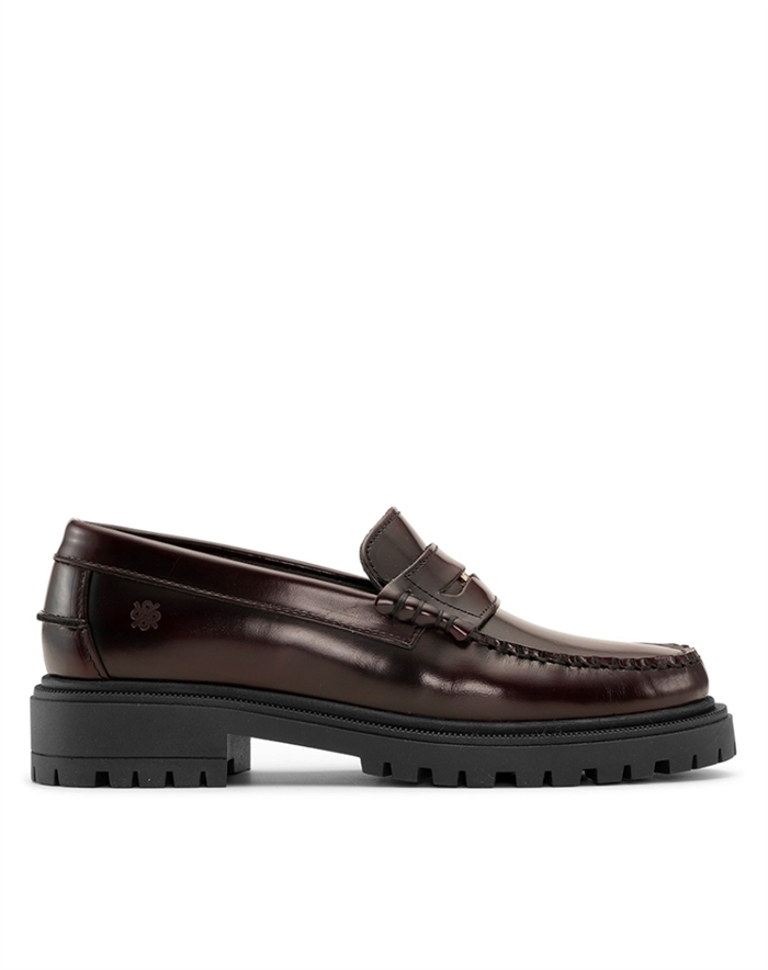 Playboy Footwear - The Brigitte Loafer - Bordo Polido