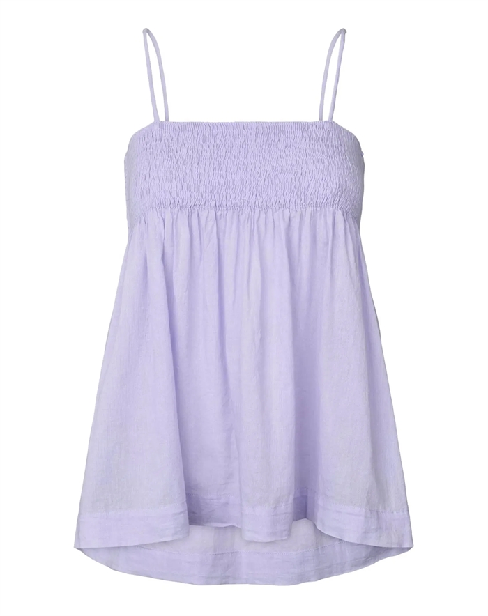 Dot Cotton Smock String Top - Rabens Saloner