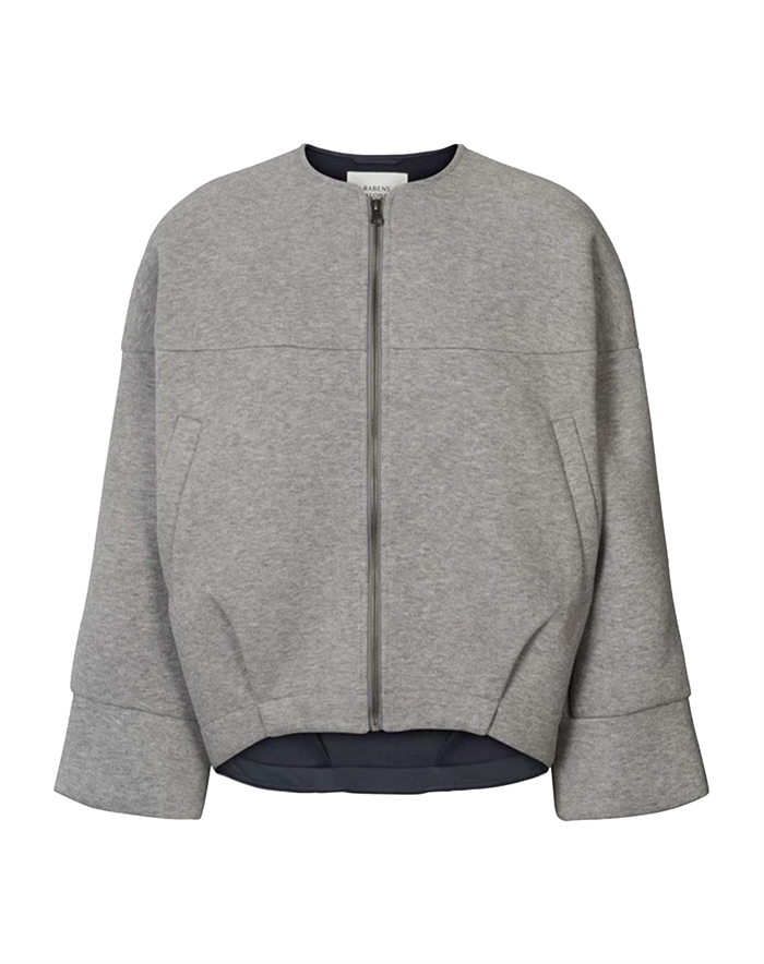 Rabens Saloner - Glod Varsity Jakke - Grey Melange