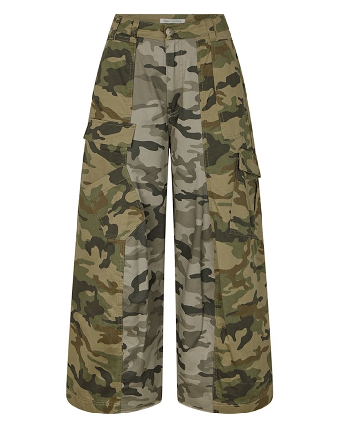 Rabens Saloner - Camo Patchwork Bukser - Camo Combo