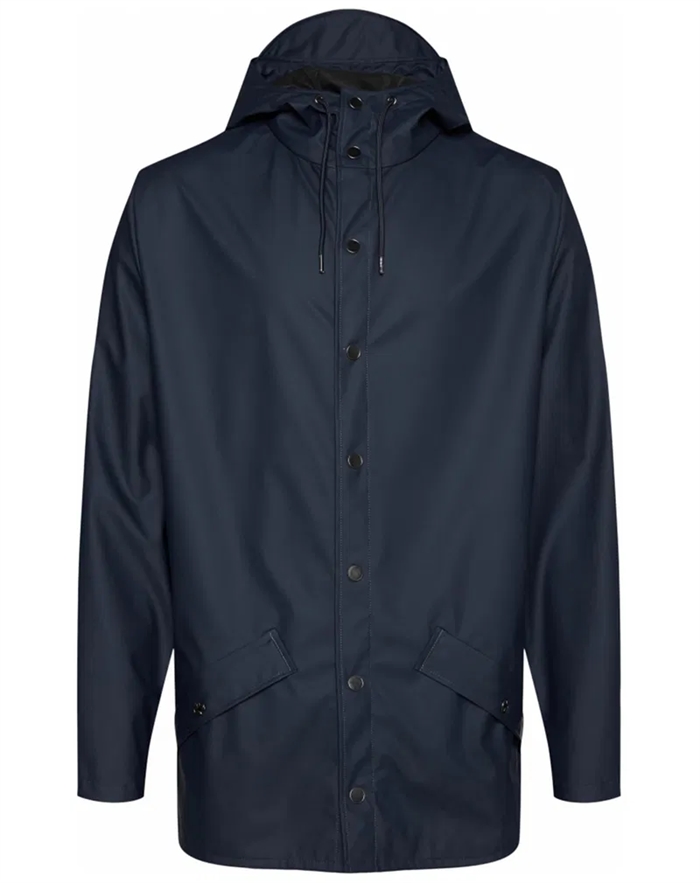 Rains - Kort Regnjakke - Unisex - Navy