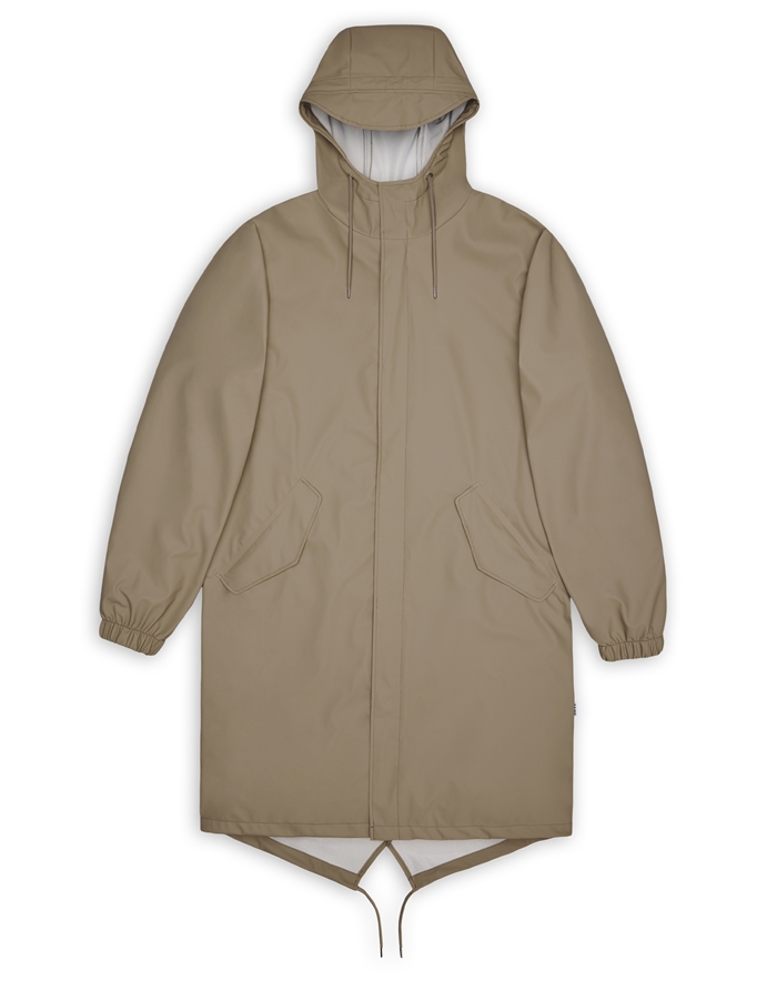 Rains - Fishtail Parka Jakke - Unisex - Beige