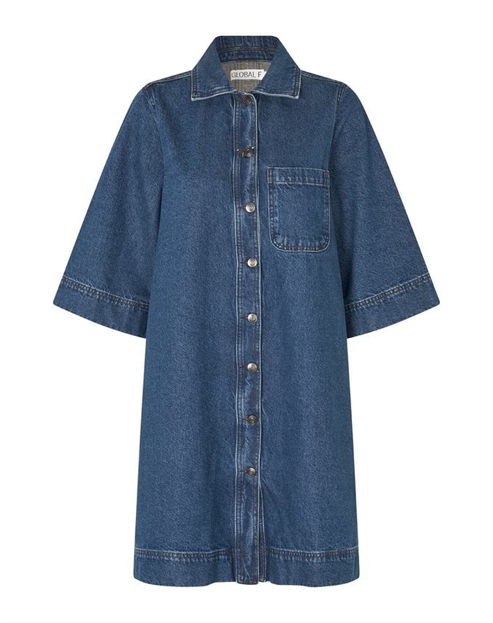Global F - Mera-G Kjole - Mud Stone Wash