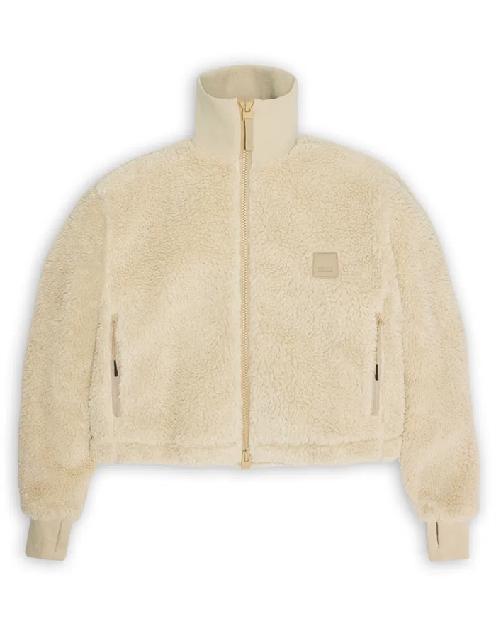 Rains - Kofu Fleece Short Jakke - Sand