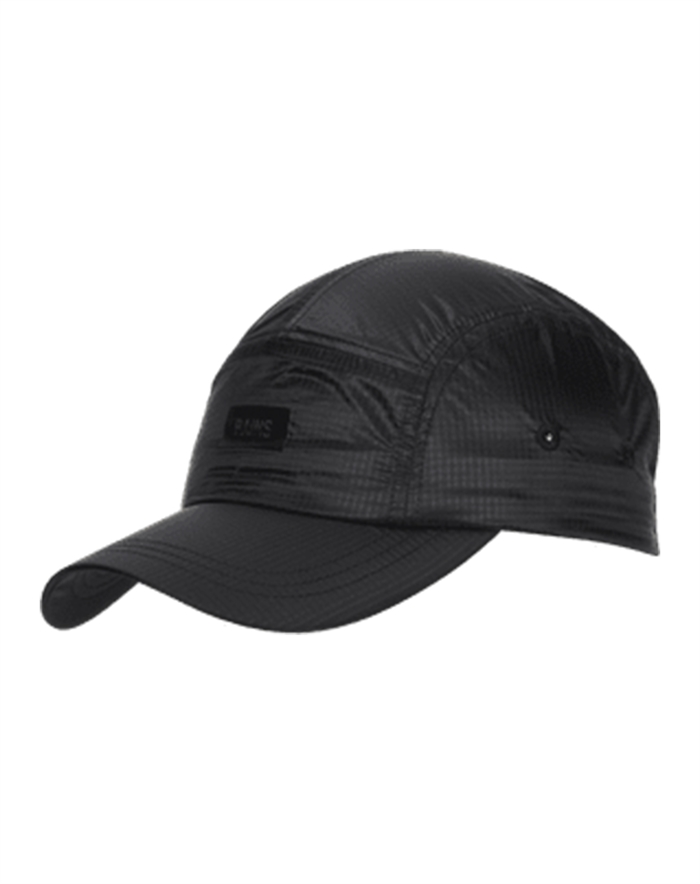 Rains - 5 Panel Ripstop W1 Kasket - Black