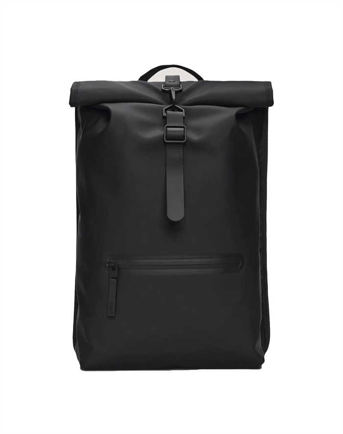 Rains - Rolltop Rygsæk - Black