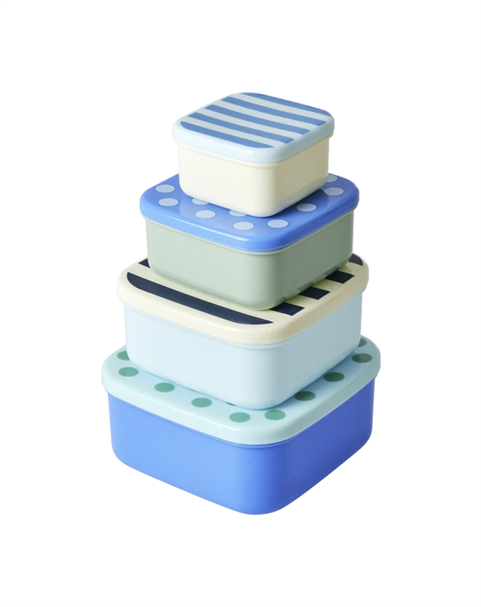 Plastic Food Boxes with Stripe