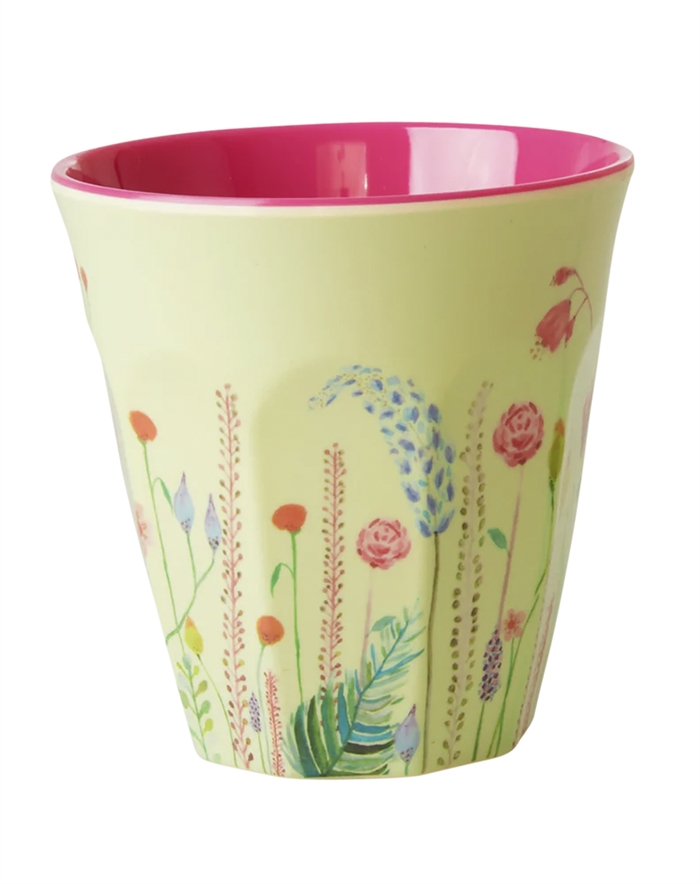 MELAMINE CUP WITH SUMMER FLOWE